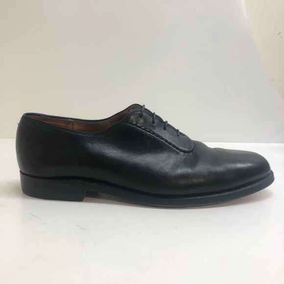 EXCELLENT Alden Men's 912 Oxford Black Calfskin U-Throat Men's Size 11.5 A/C - Picture 3 of 11